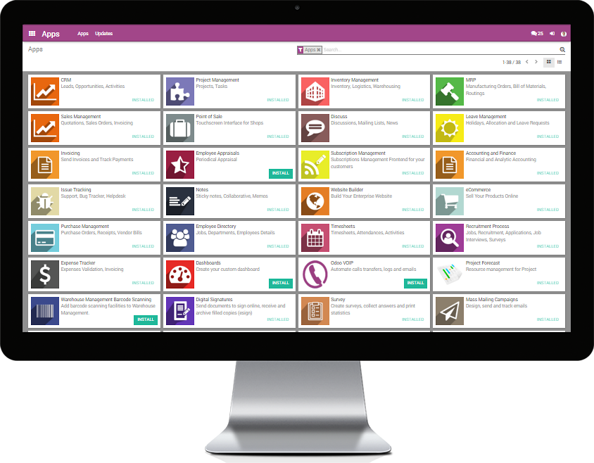 Produktions styring i Odoo, CRM 